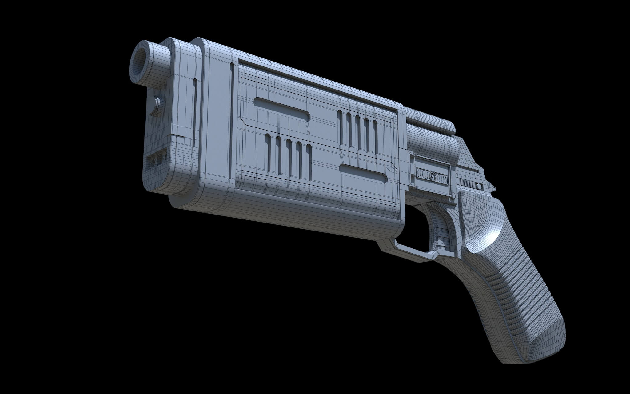 Andor Blaster Star Wars - 3D Model by KATEDRA604