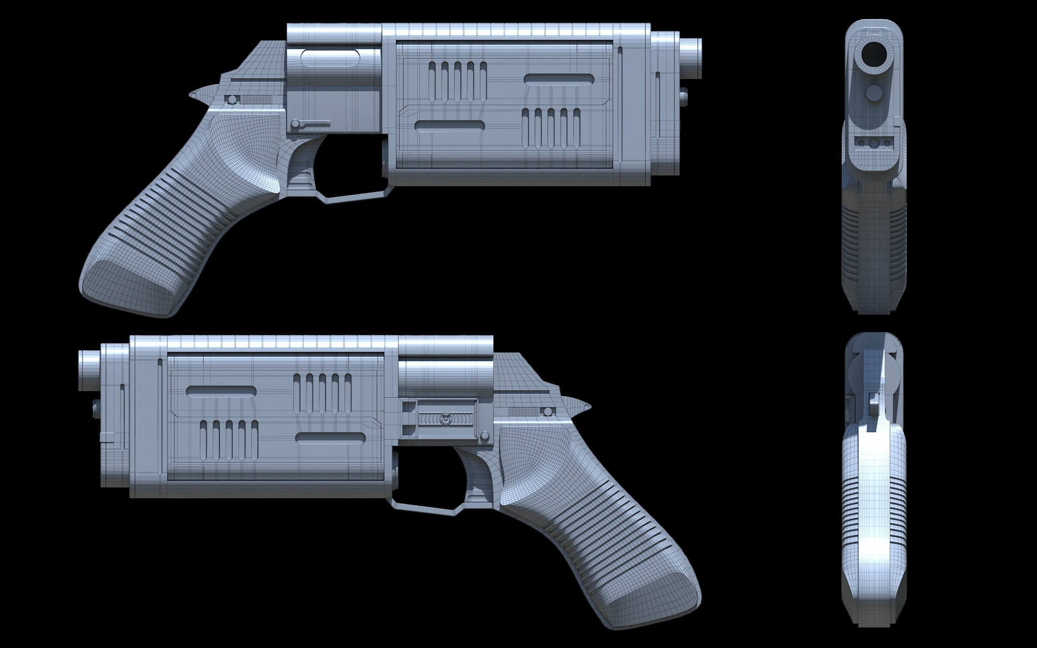 Andor Blaster Star Wars - 3D Model by KATEDRA604
