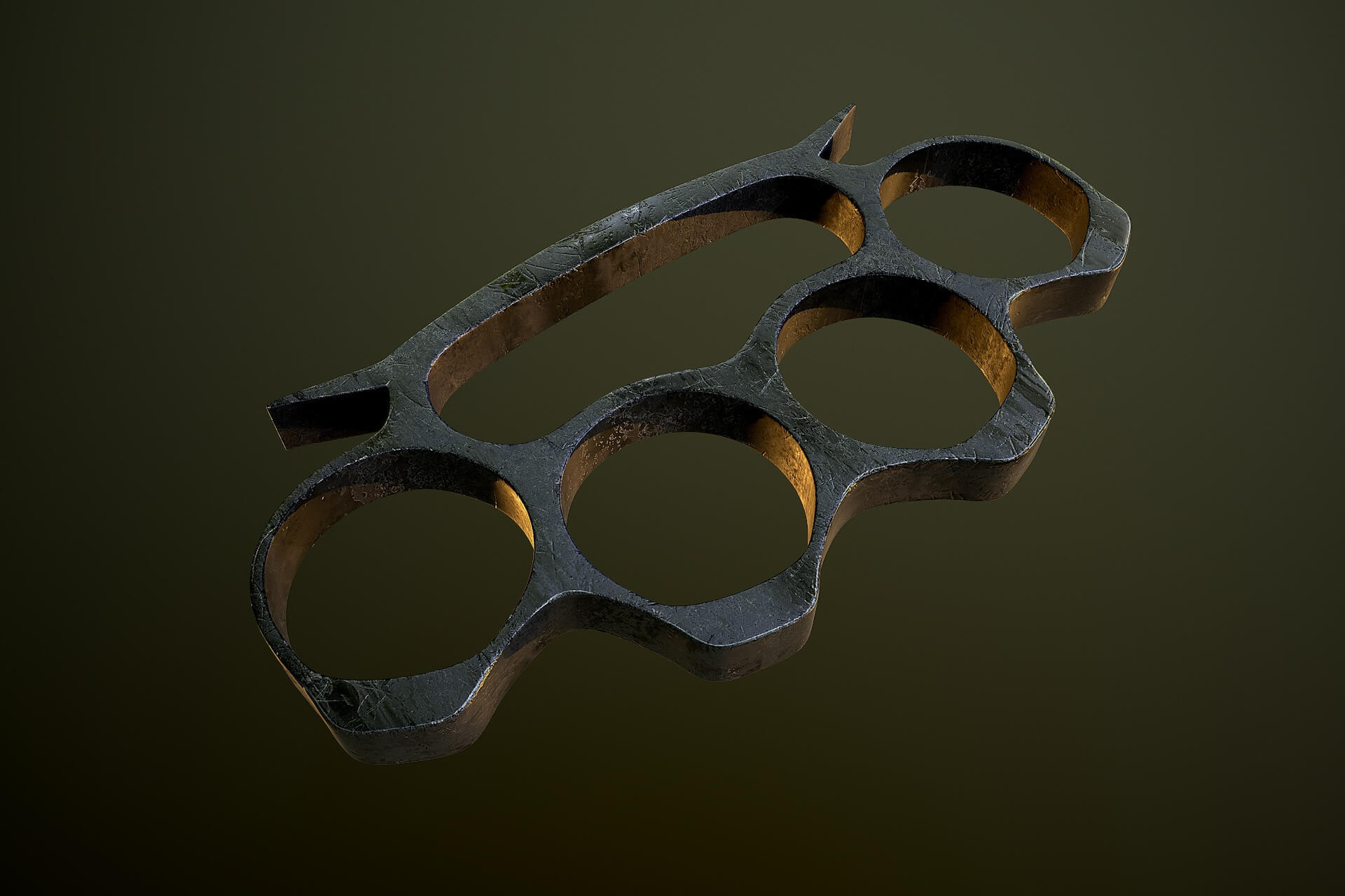 Brass Knuckles 3D Model by KATEDRA604