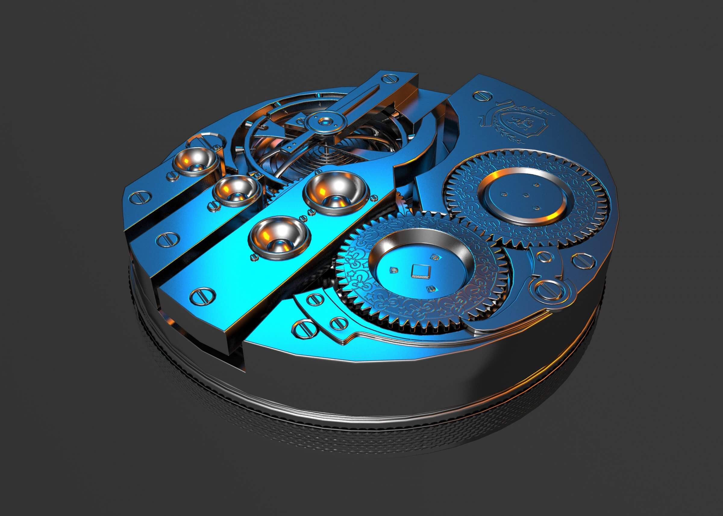 Clockwork 3D Model by KATEDRA604