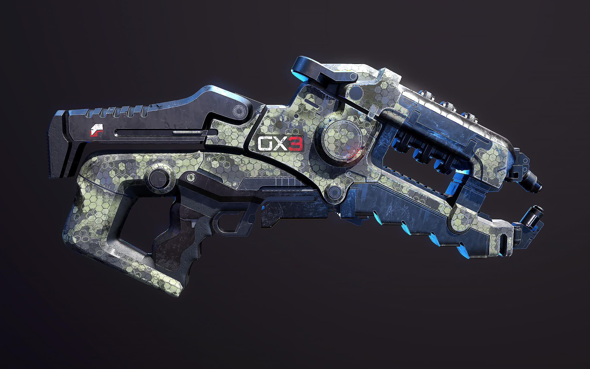 Arc Projector Mass Effect 3D Render RenderHub Gallery