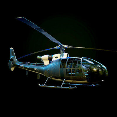 Helicopter SA340 Gazelle