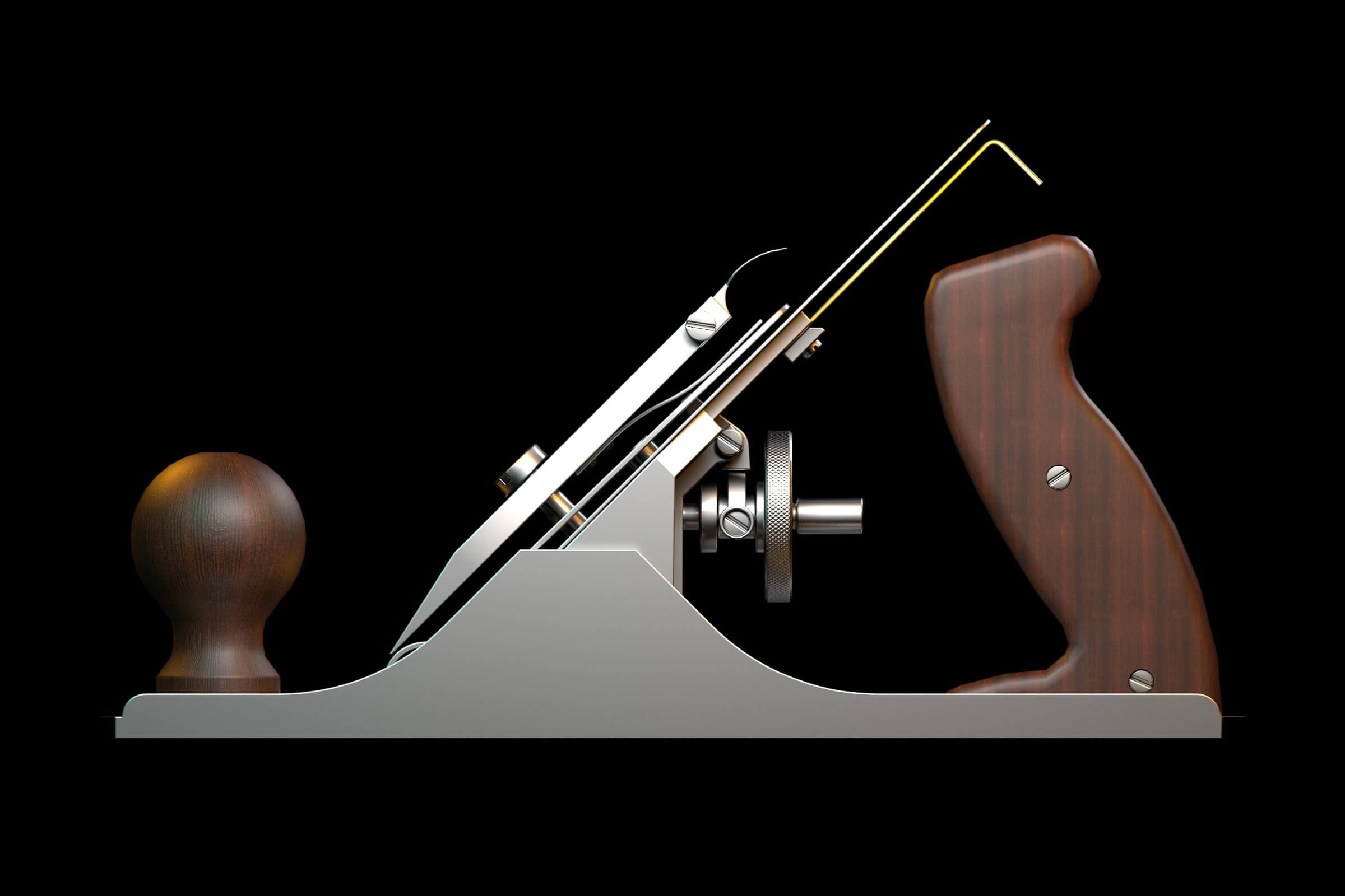 Jointer Plane 3D Model by KATEDRA604