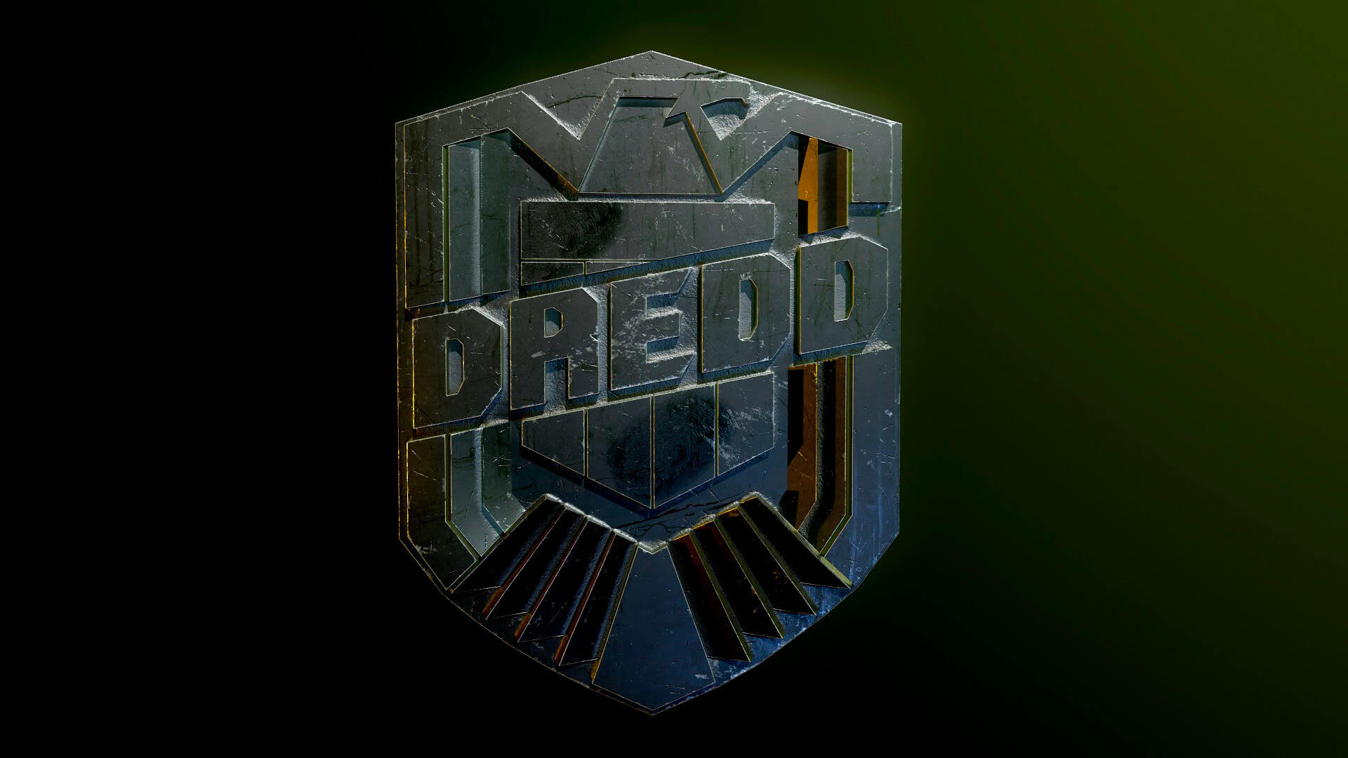 Judge Joseph Dredd Logo - 3D Model by KATEDRA604