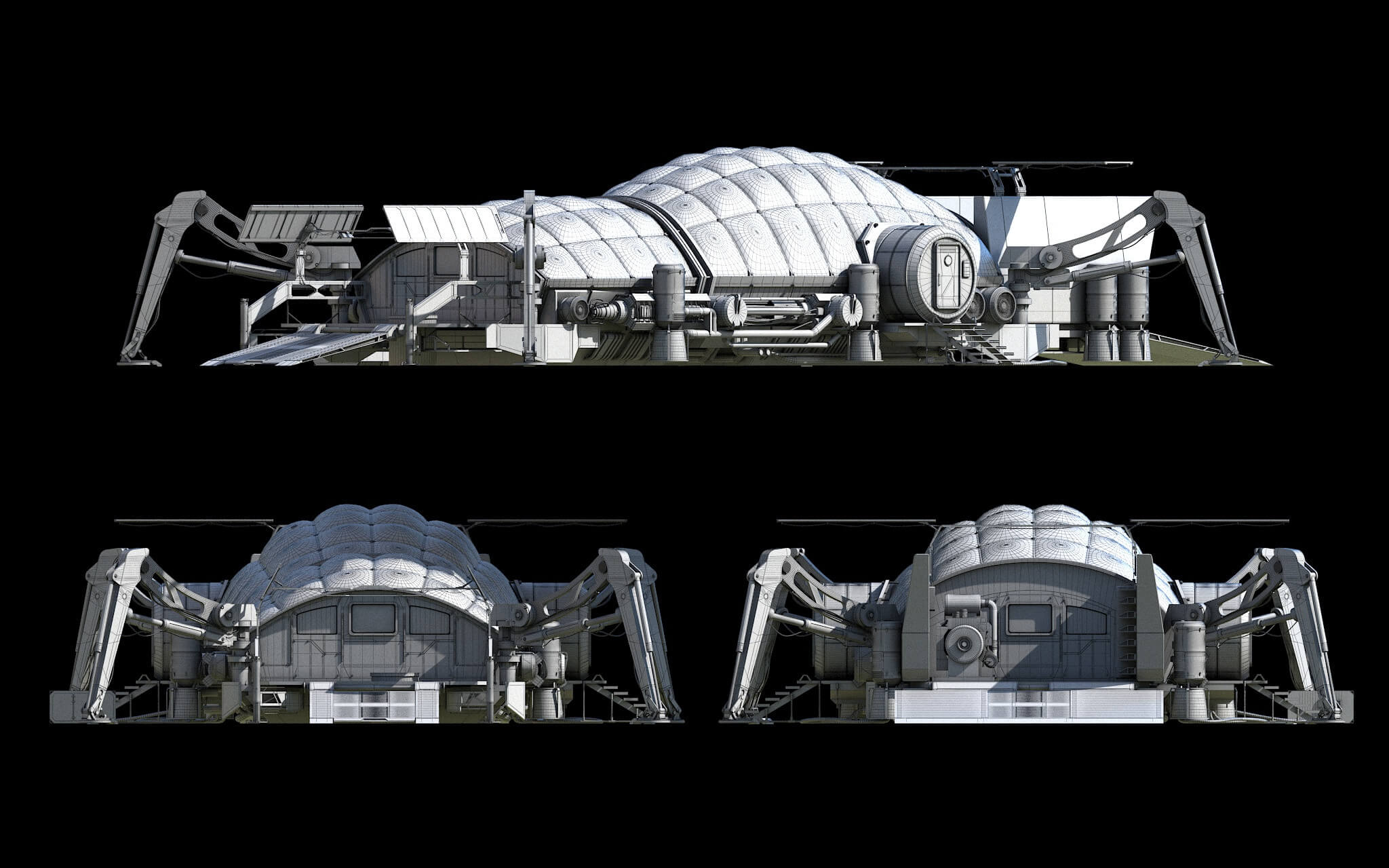 Mars Station 3D Model by KATEDRA604