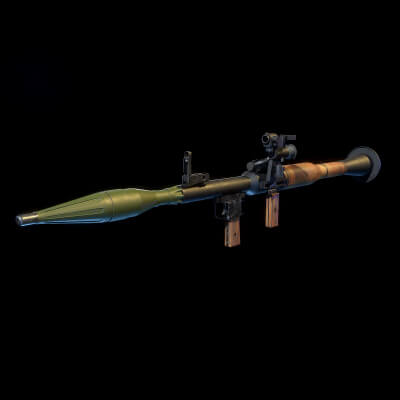 RPG 7 grenade launcher.