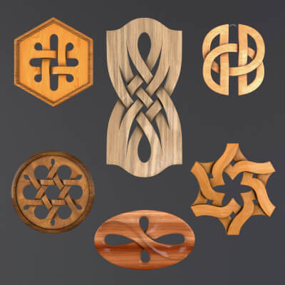 Decorative Carved Planks