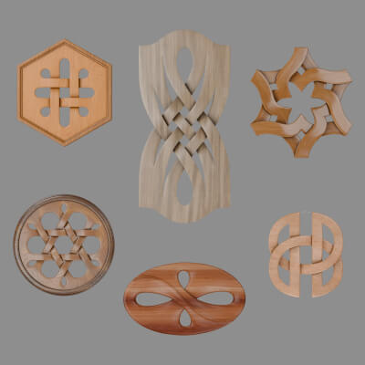 Decorative Carved Planks