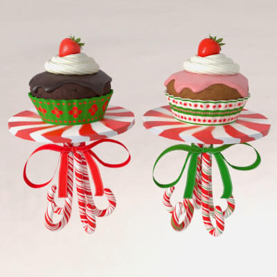 Muffins on a Caramel Stand