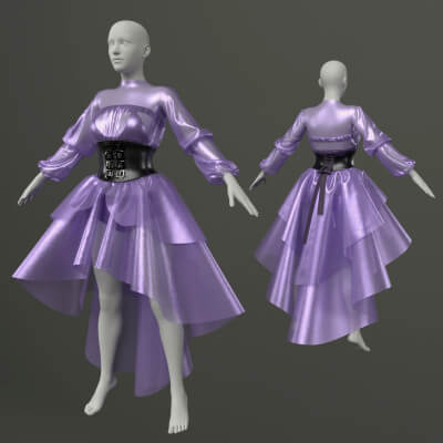 Suit With Corset