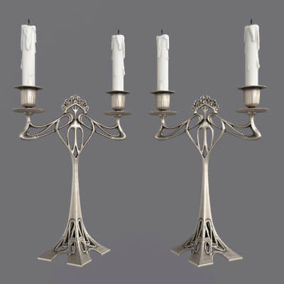 Two-Arm Candelabra