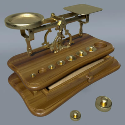 Vintage Pharmacy Scales