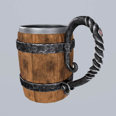Wooden Beer Mug