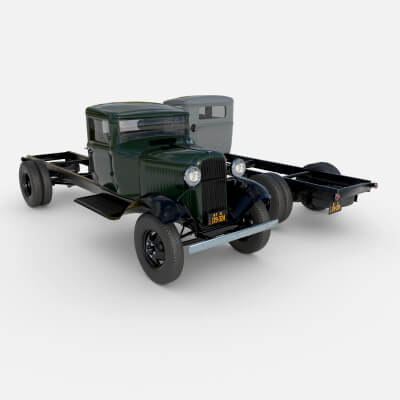 1933 Truck with an Extended Wheelbase