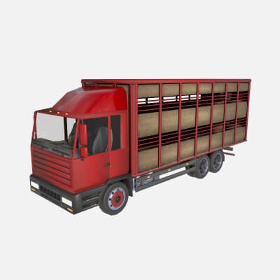 3-Axle Cattle Truck