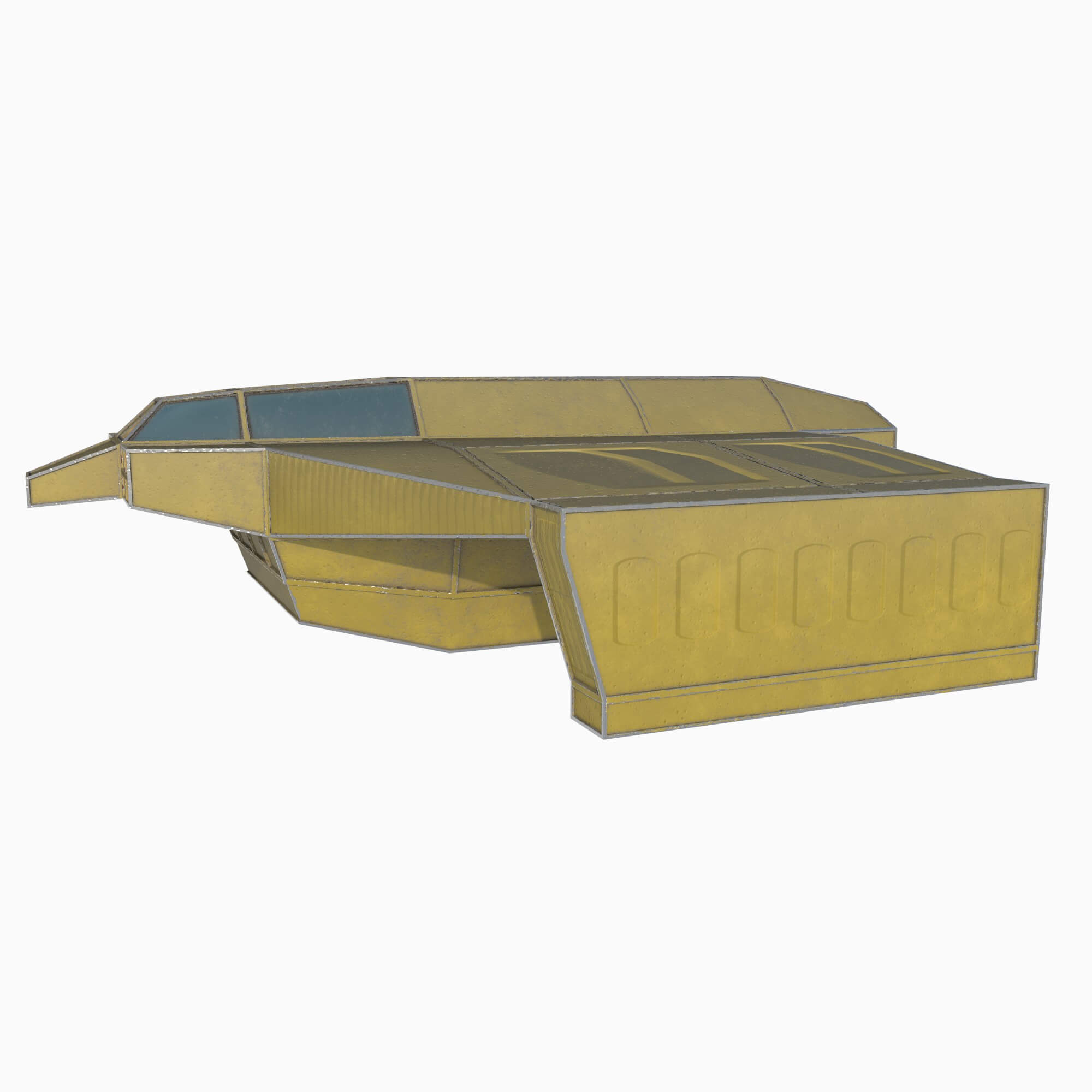 Cargo Space Ship 1 3D Model by katherina