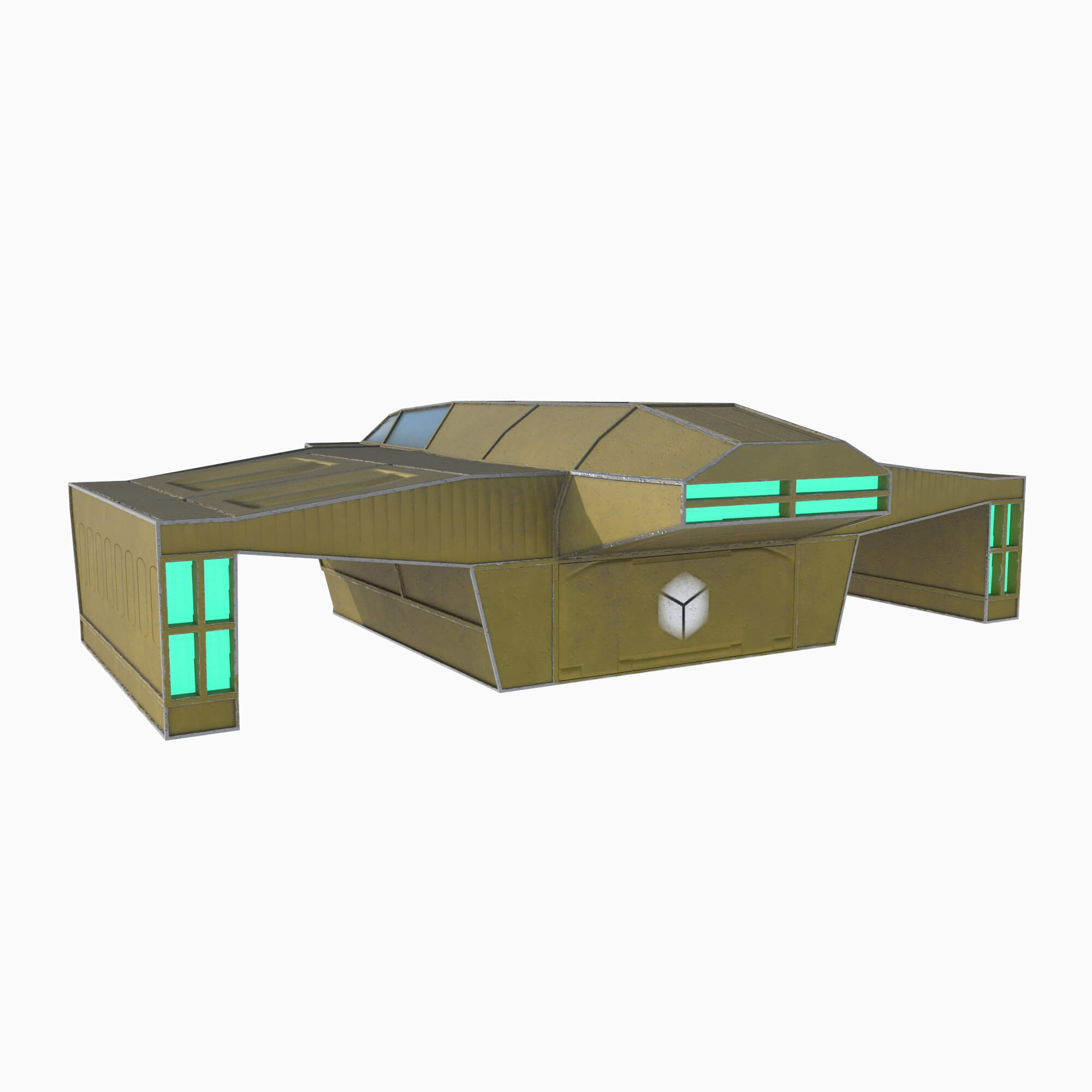 Cargo Space Ship 1 3D Model by katherina