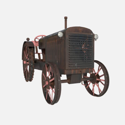 Old Rusty Tractor