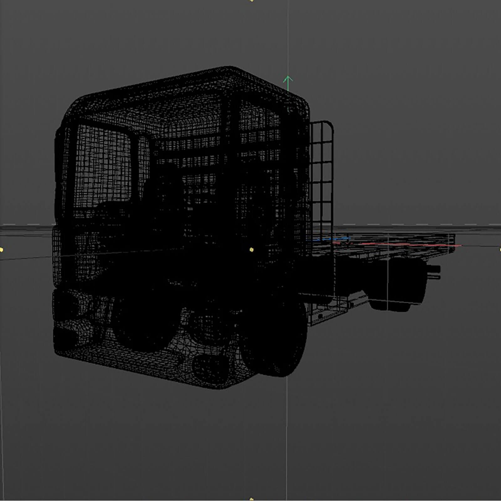 Open Body Truck 3D Model by katherina