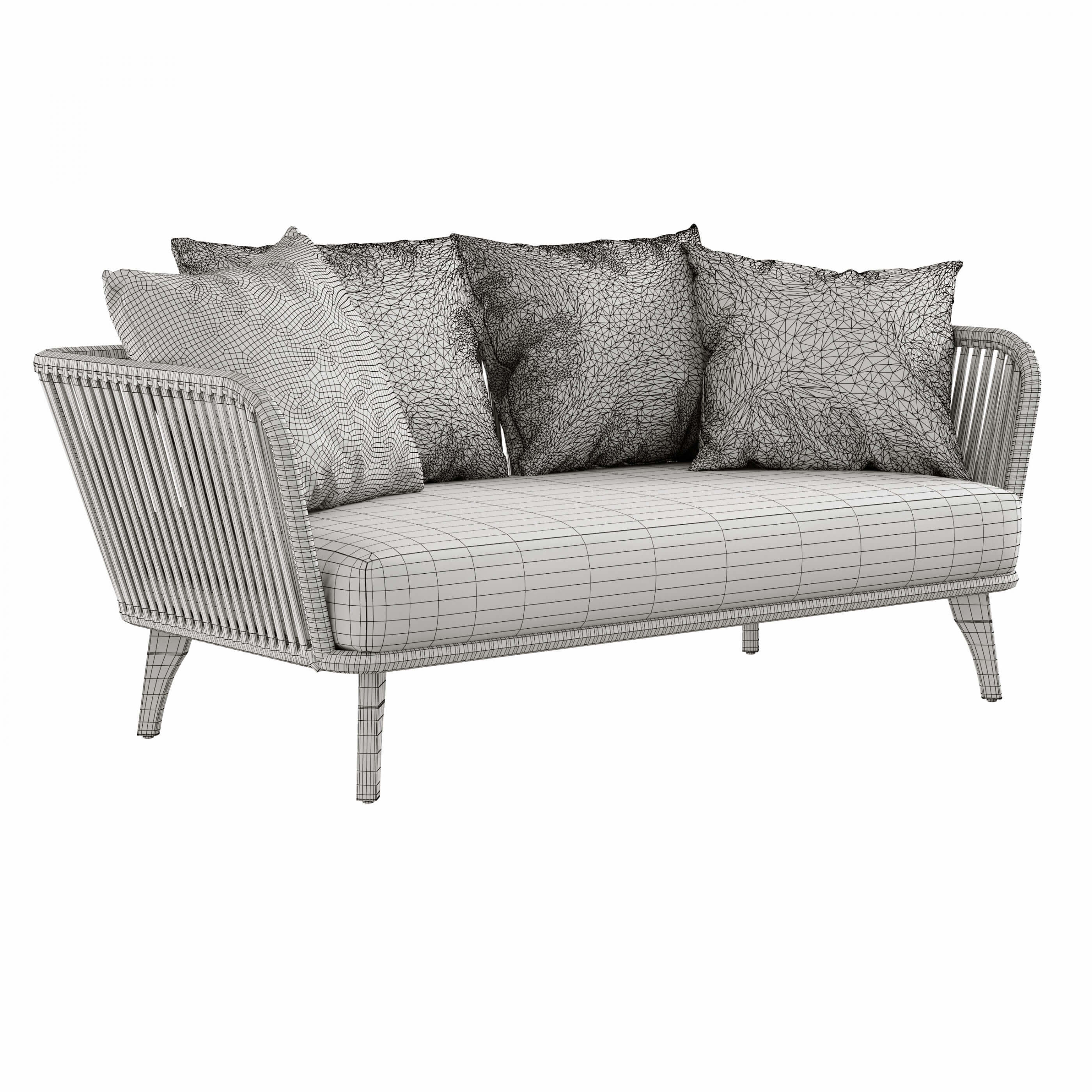 4so Santander Lounge Set - 3D Model by Katmit