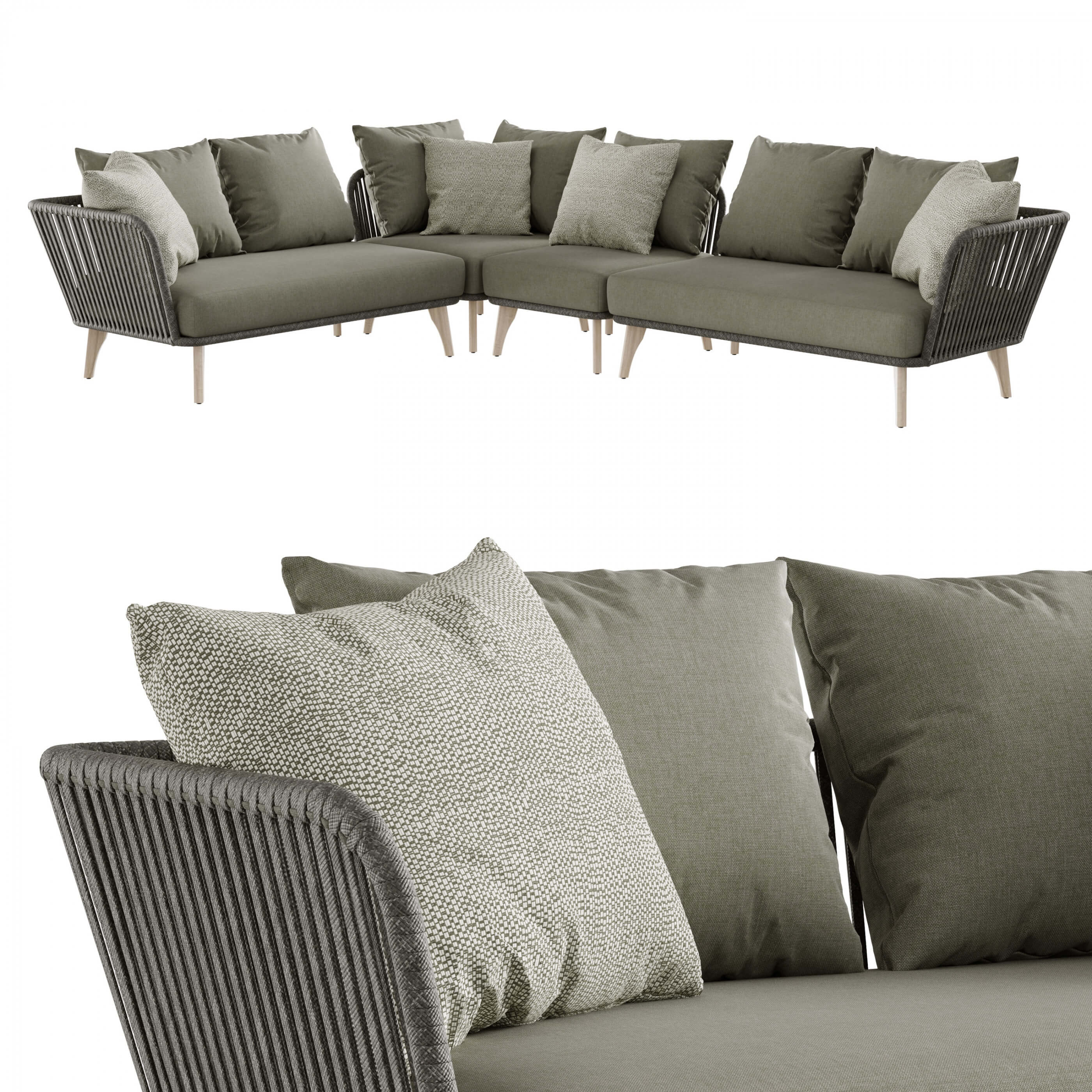 4so Santander Lounge Set - 3D Model by Katmit