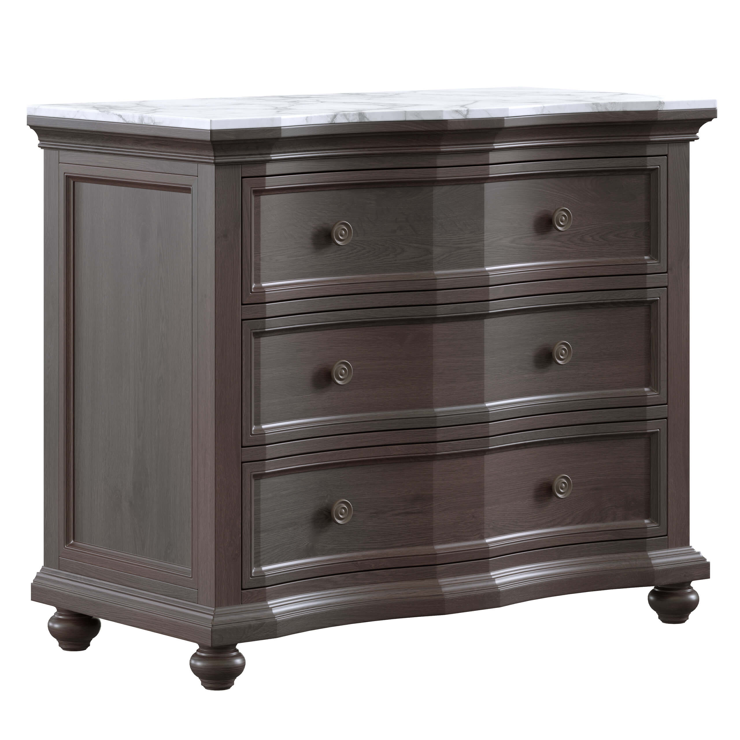 Nate Jeremiah Galerie Bachelors Chest 3D Model by Katmit