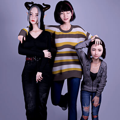 KAY Charllote Bundle for Genesis 8 and 8.1
