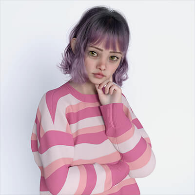 Kay Kira Character Morph for Genesis 9