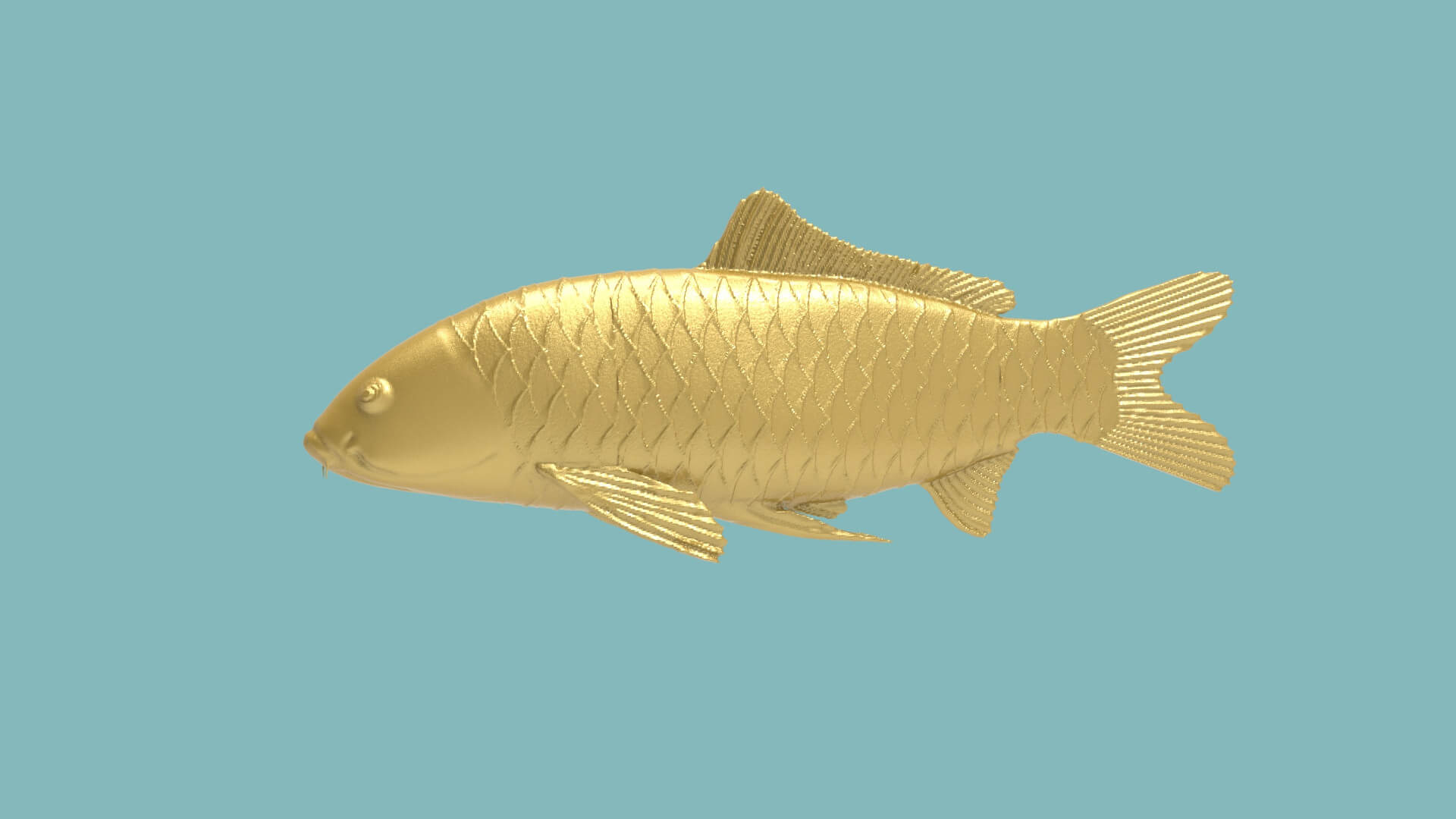 Koi Fish 3D Printing Model by kbdesign223