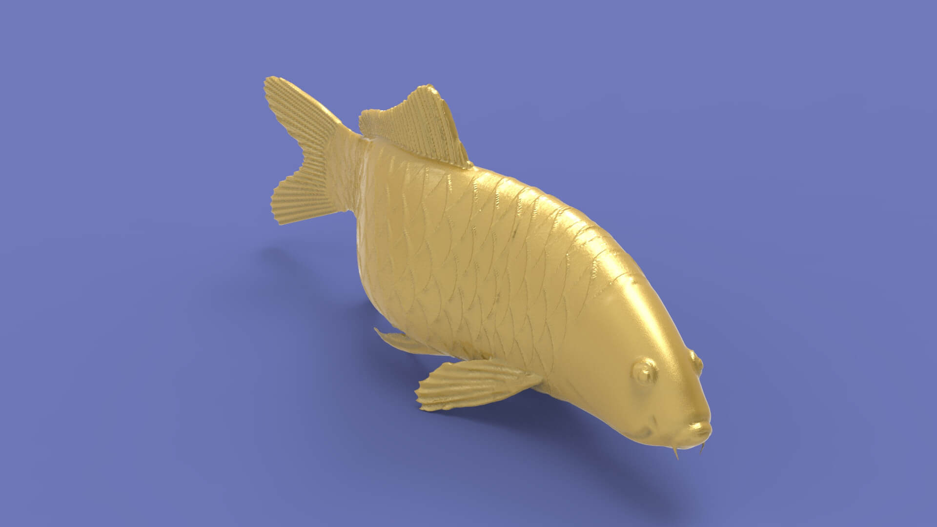 Koi Fish Version 2 3D Printing Model by kbdesign223
