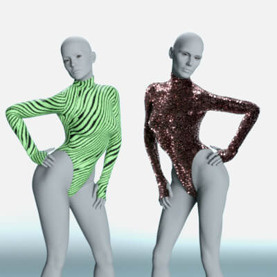 4K Texture Add-On for Elenas Bodysuit