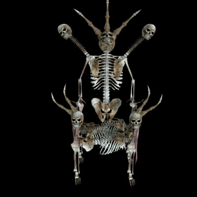 Skull Chair Prop