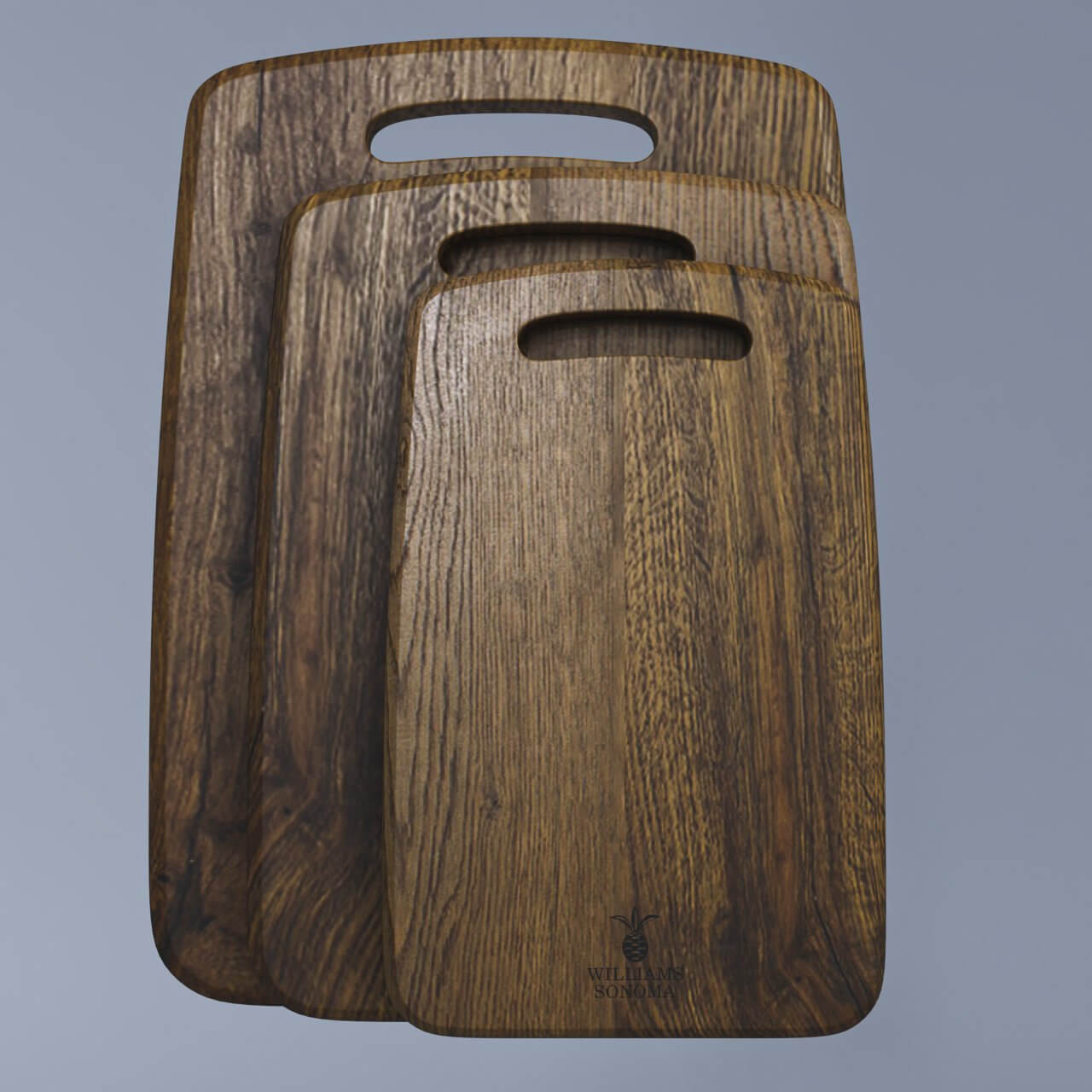 William Sonoma Cutting Board in Aged White Oak 3D Model by Kenny Syverson