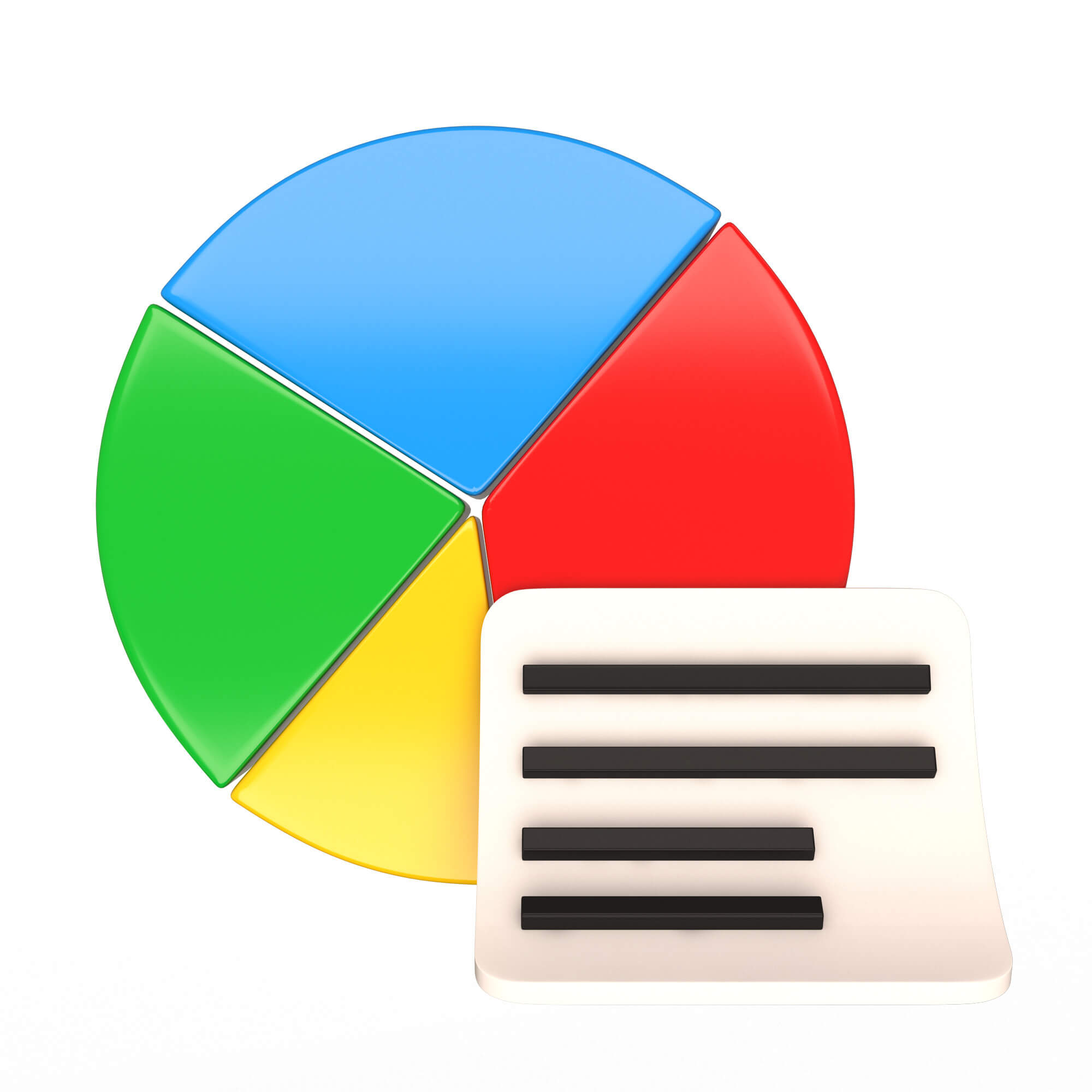 3D Pie Chart With Information by KhaganFX