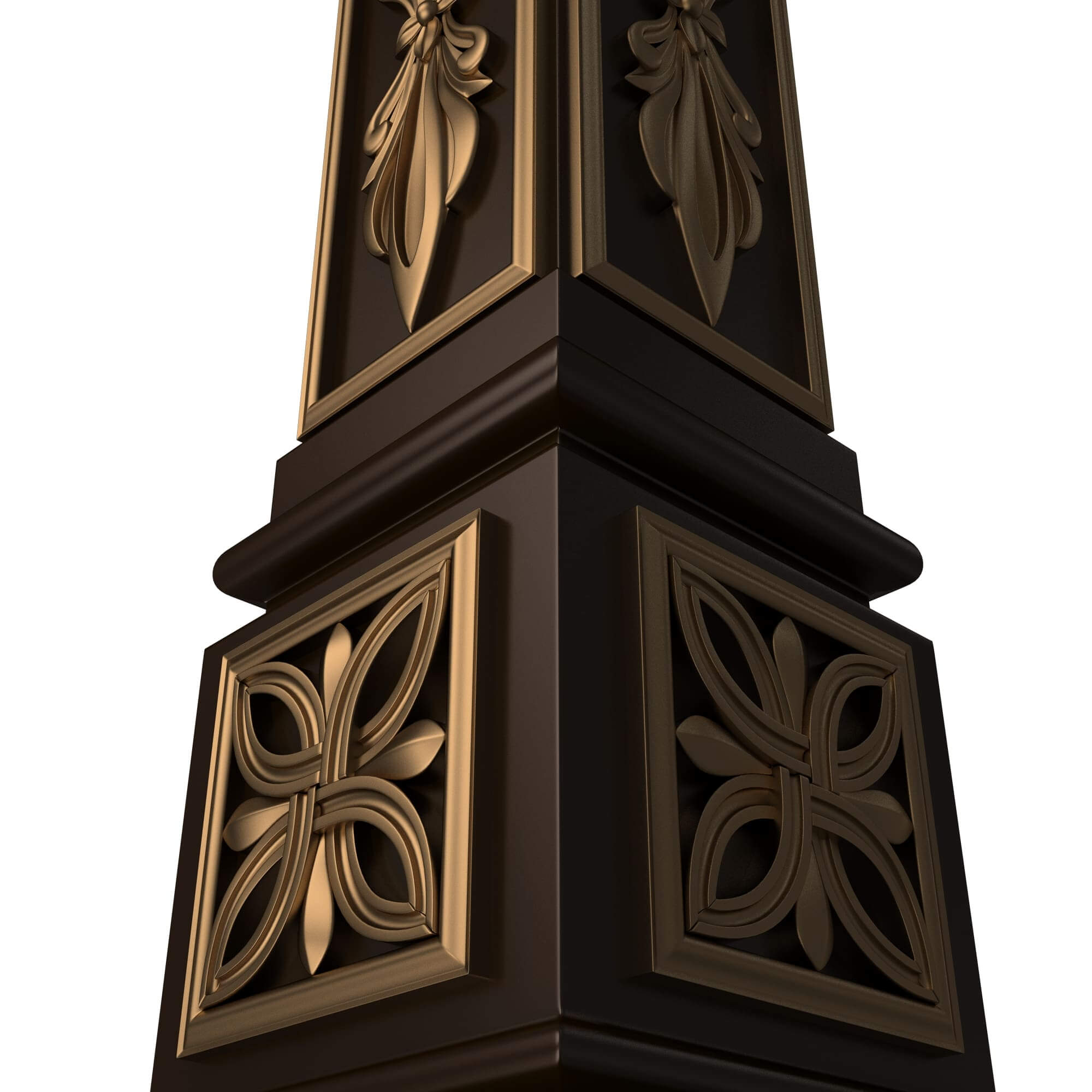 Red Balusters Baluster Collection Red - 3D Model by KhaganFX