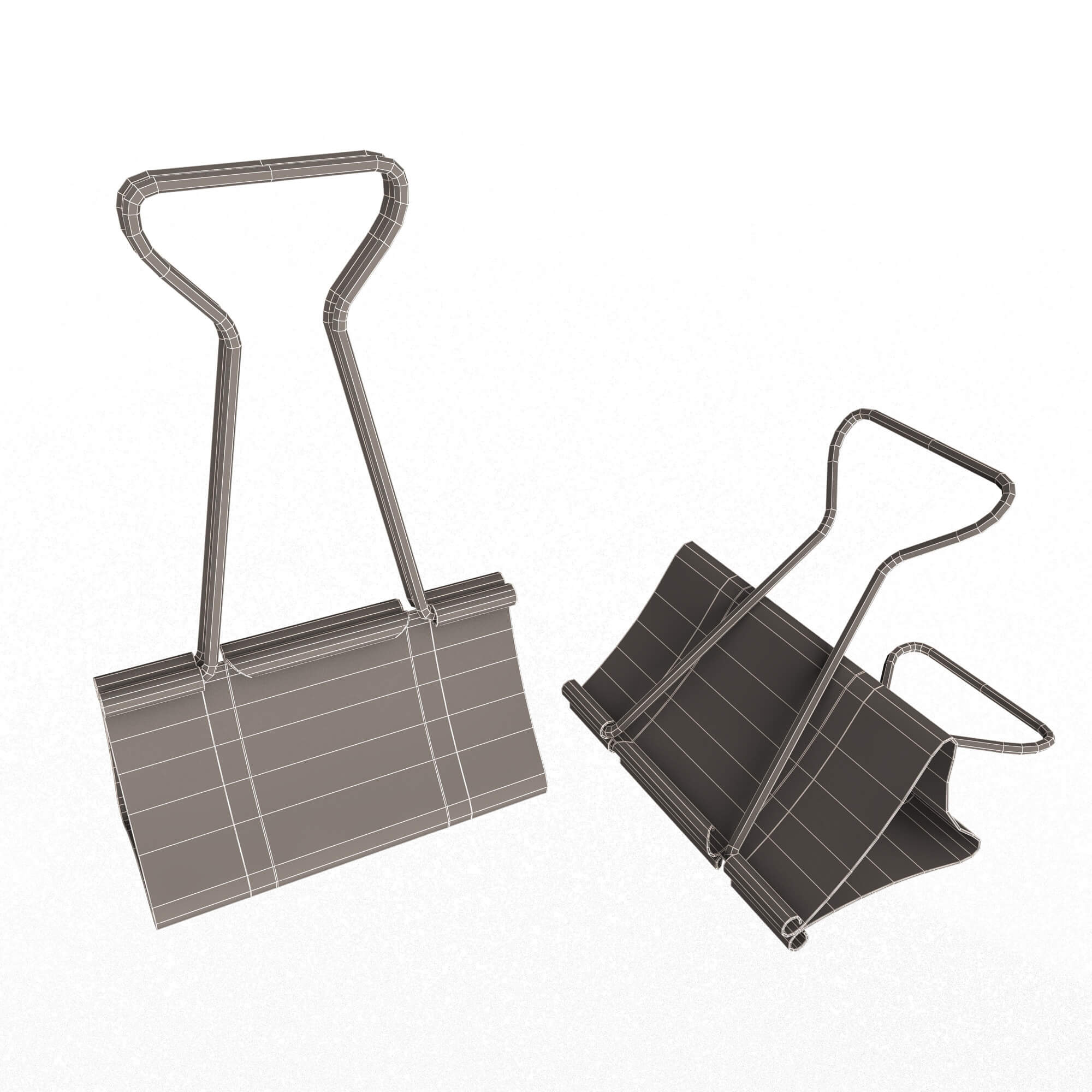 Binder Clip - 3D Model by KhaganFX