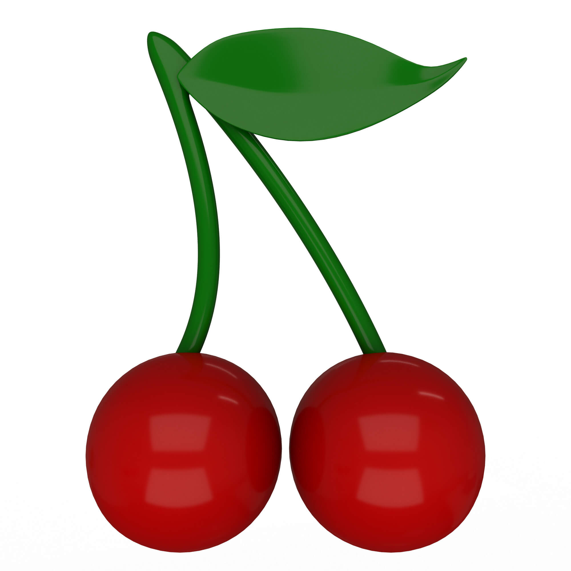 Cherry Emoji 3D Model by KhaganFX