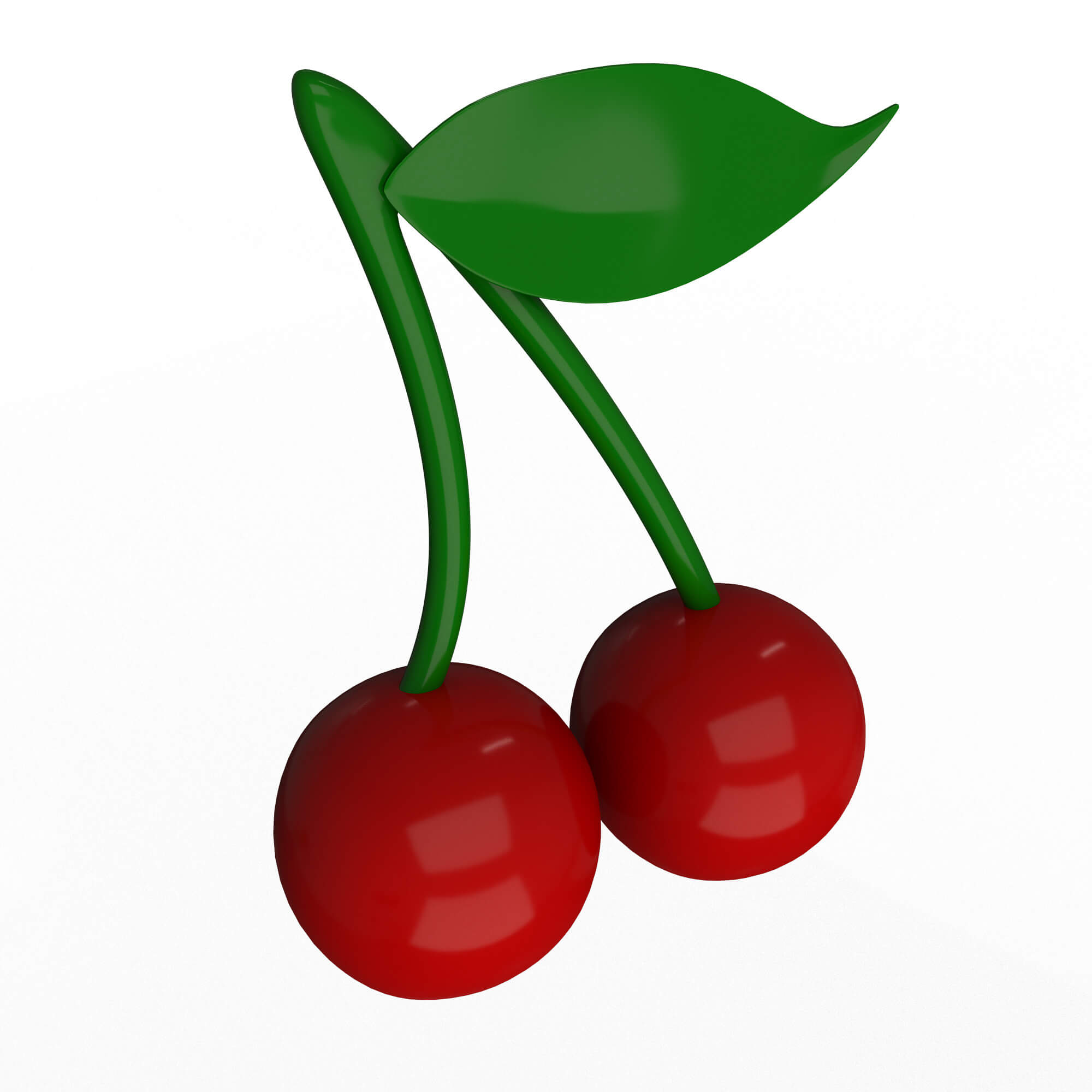 Cherry Emoji 3D Model by KhaganFX