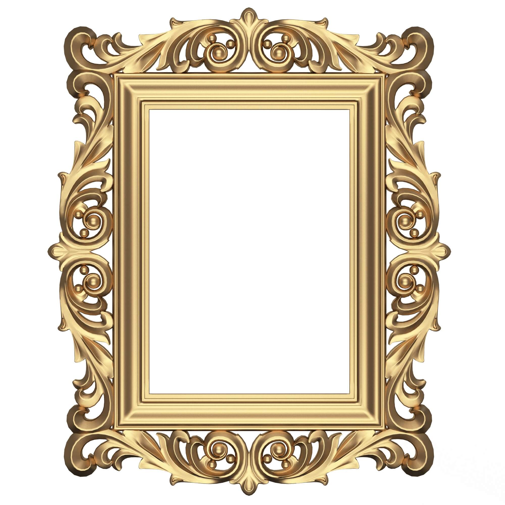 Classic Frame 03 3D Model by KhaganFX