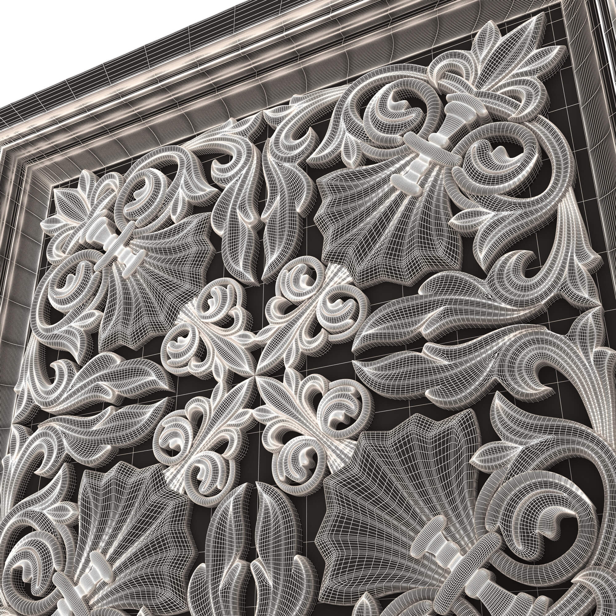 Collection of Ceiling Tiles 02 - 3D Model by KhaganFX
