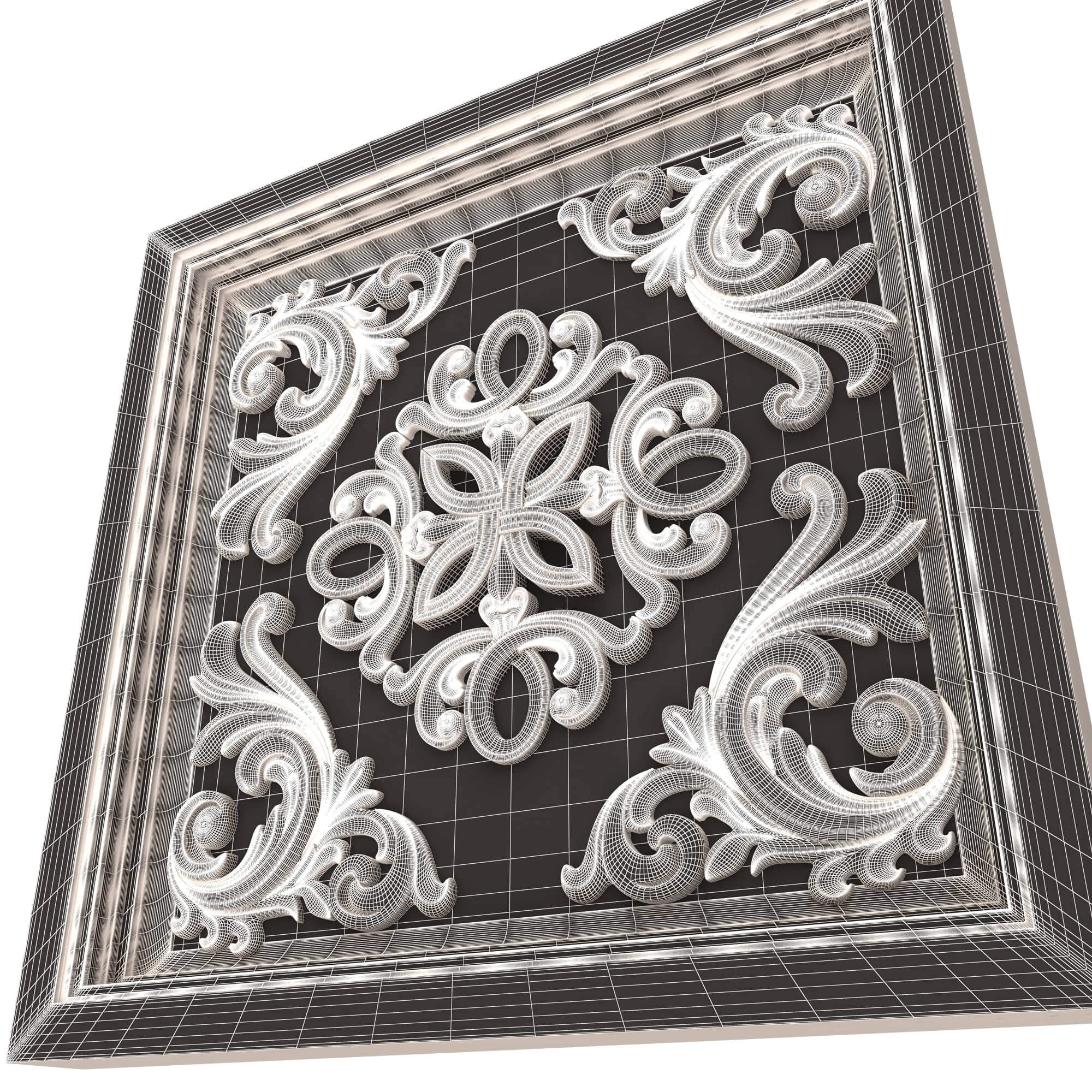Collection of Ceiling Tiles 02 - 3D Model by KhaganFX