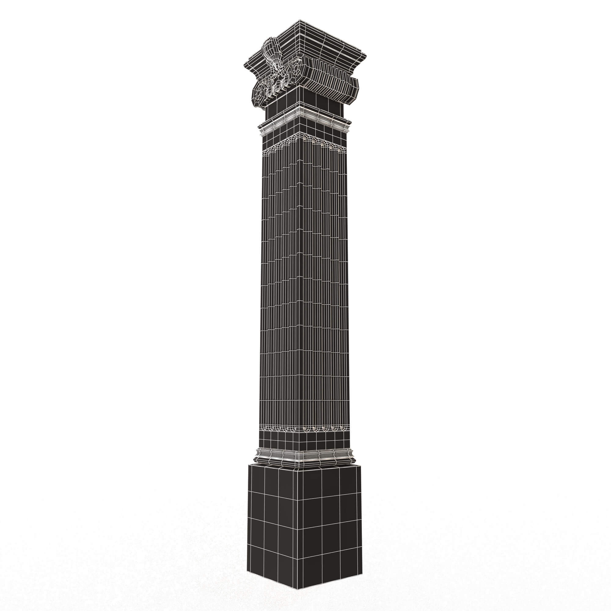 Column Capitals Collection 3D Model by KhaganFX