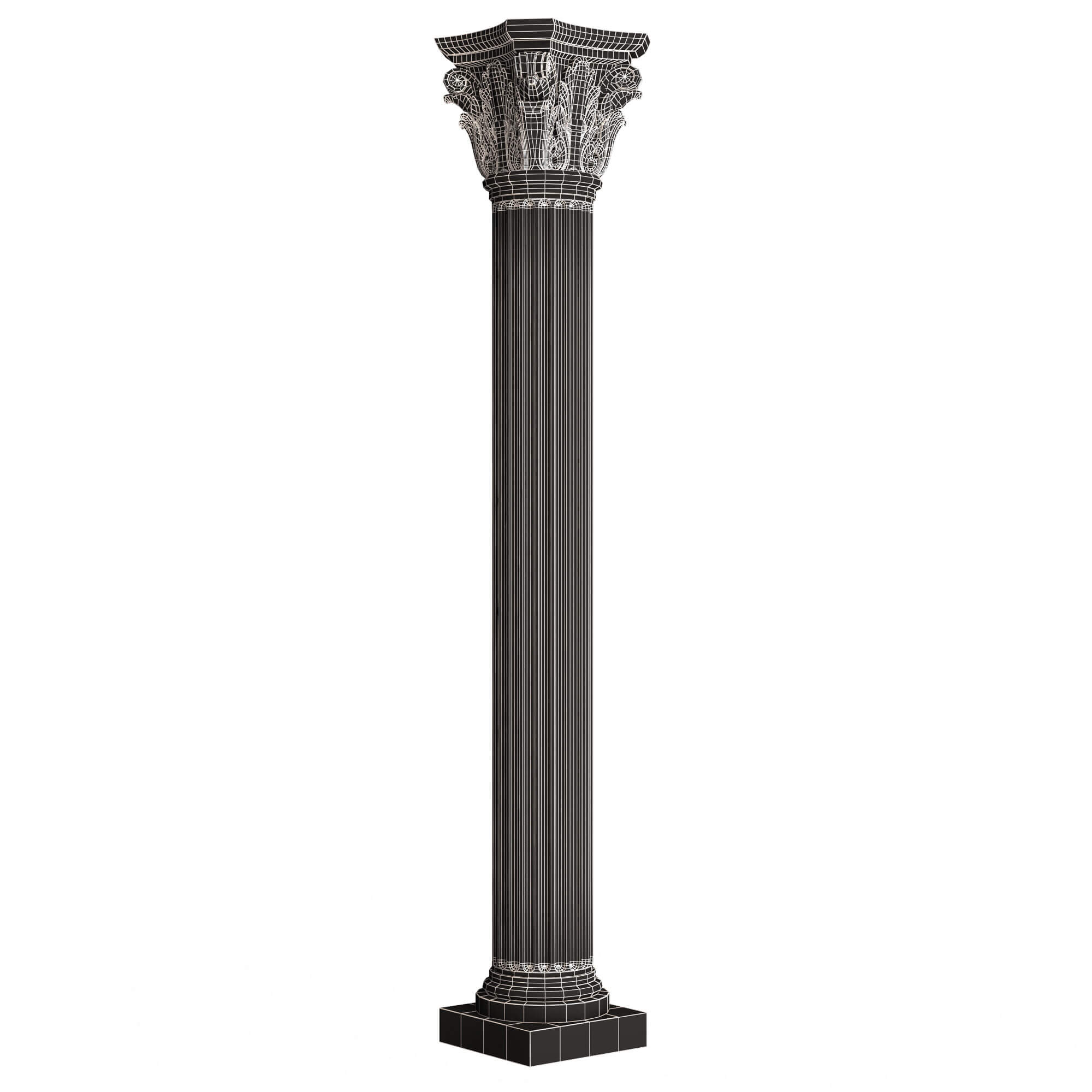 Column Capitals Collection 3D Model by KhaganFX