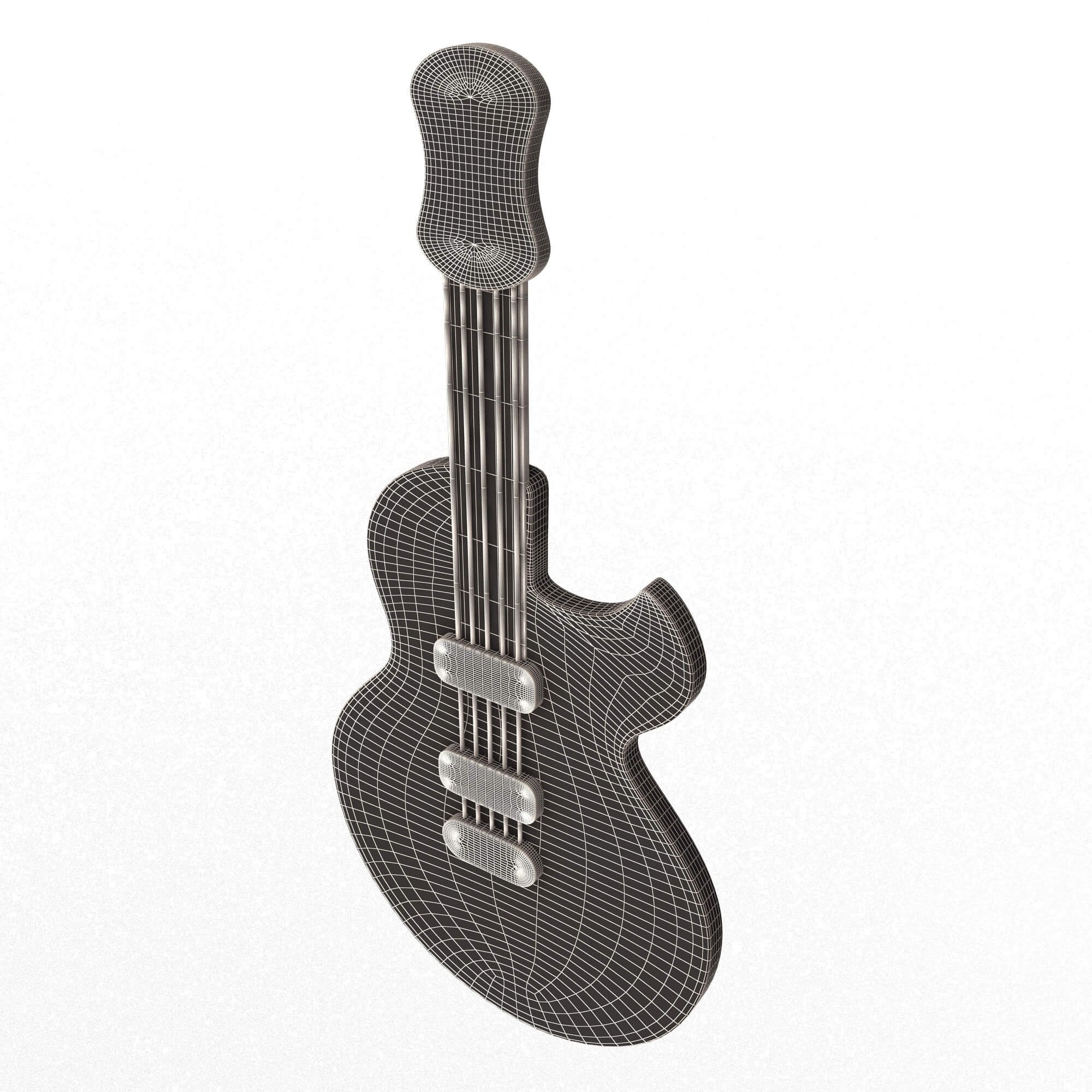 Guitar Emoji 3D Model by KhaganFX