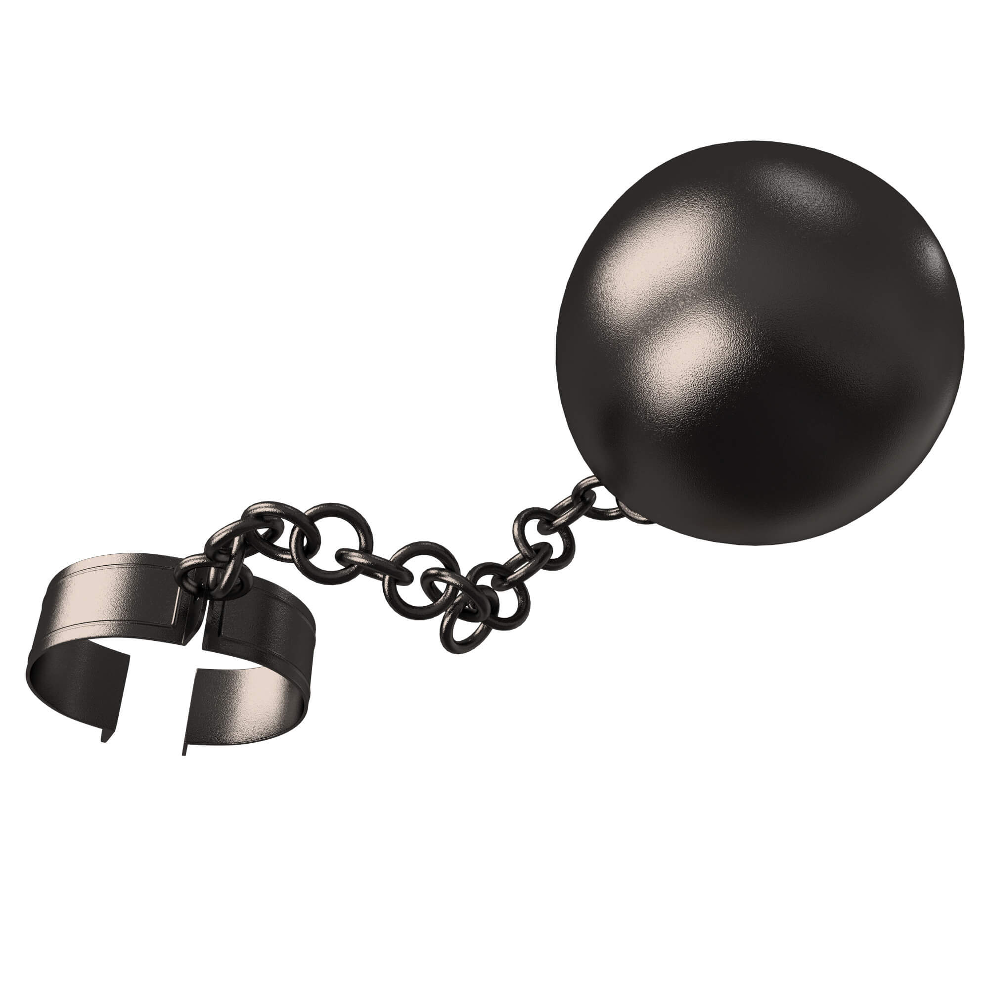 Ball and Chain 3D Model by KhaganFX