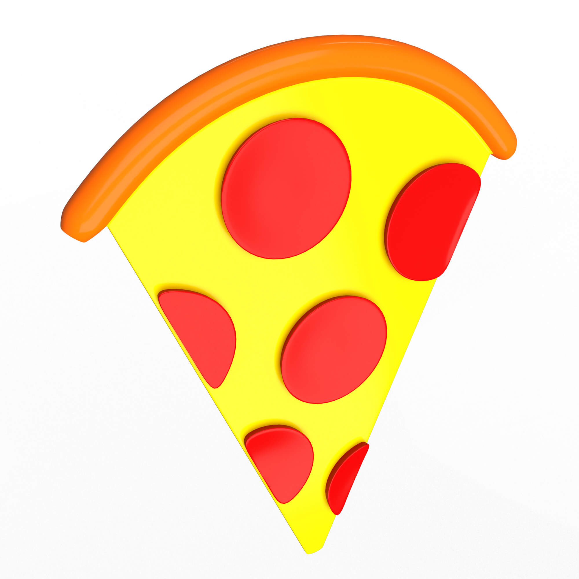 Pizza Emoji 3D Model by KhaganFX