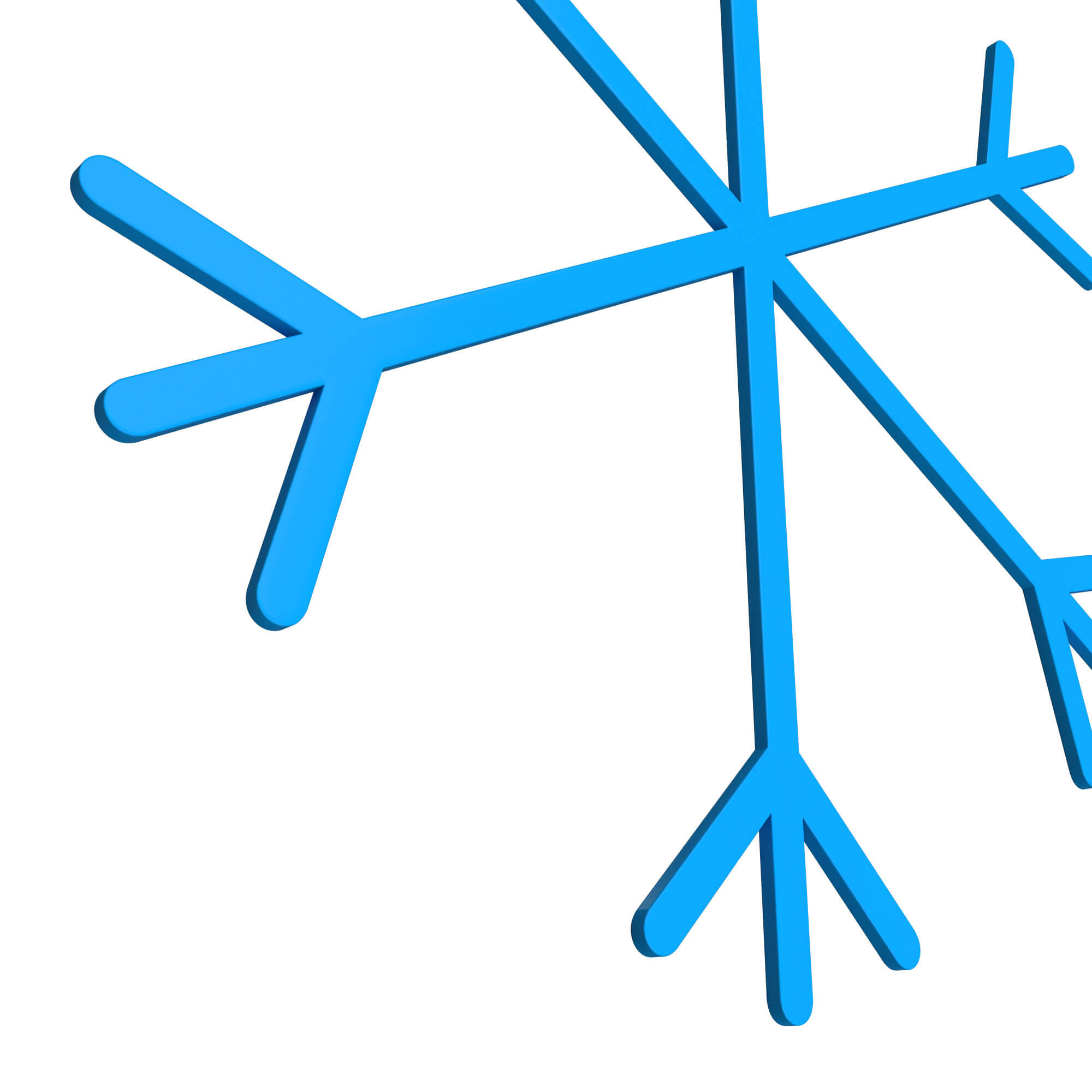 Snowflake Emoji 3D Model by KhaganFX