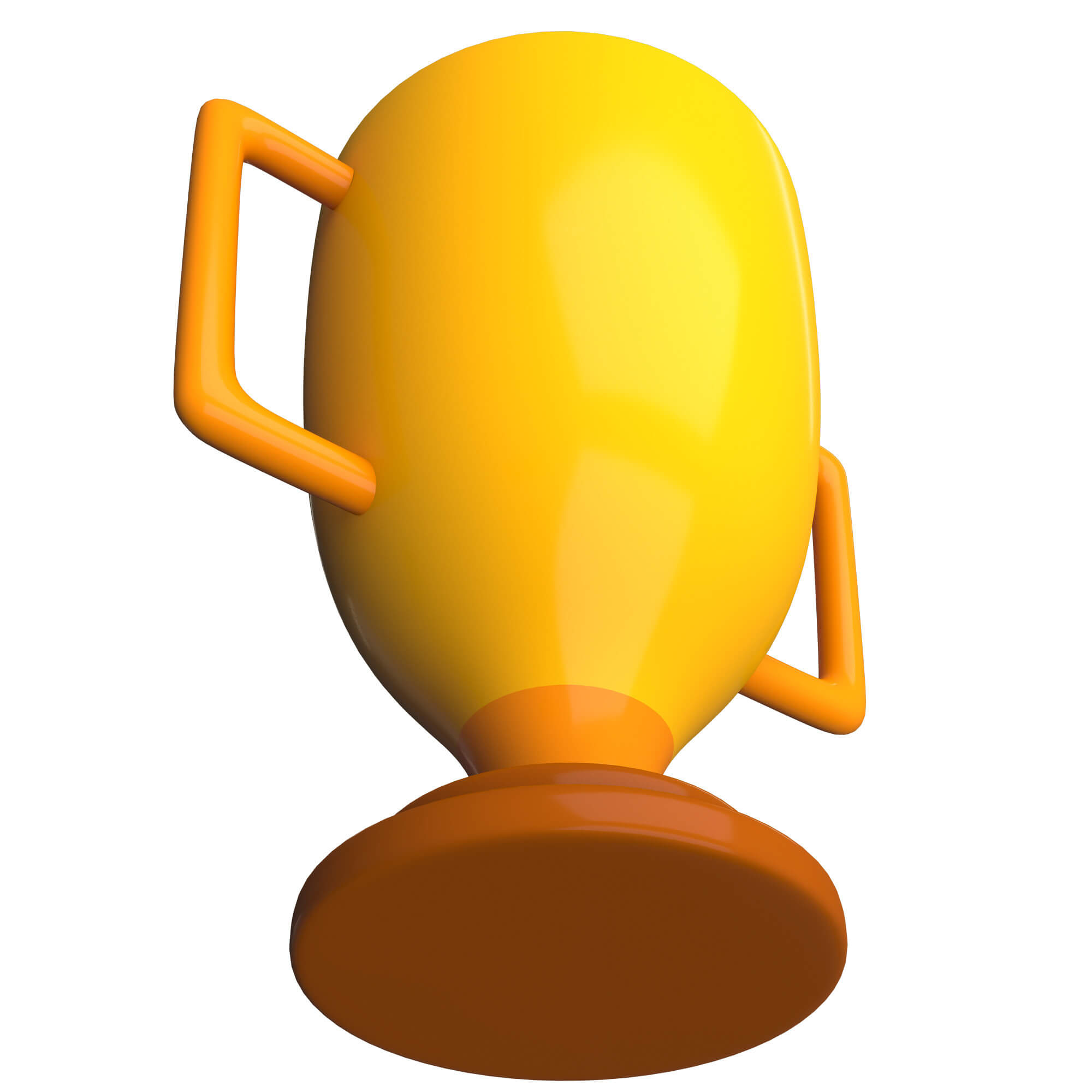 Trophy Emoji 3D Model by KhaganFX