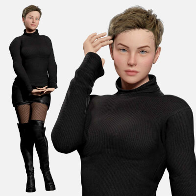 Amelia - Black Elegance Midnight