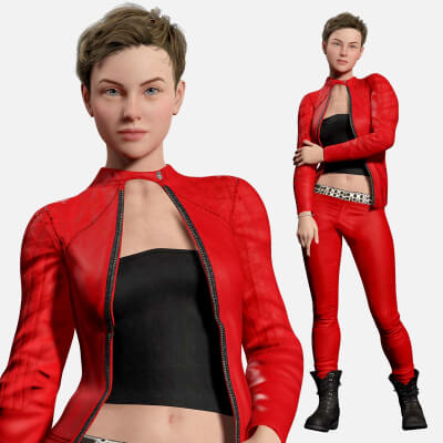 Amelia - Scarlet Allure Red Heat